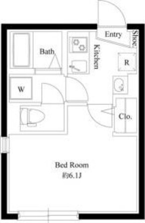 リュクスマンション都立家政の物件間取画像